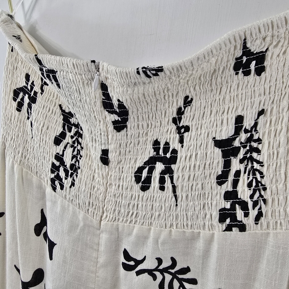 Anthropologie SET Paper Heart Strapless Tube Maxi Dress And Camp Shirt Linen L - Picture 6 of 16